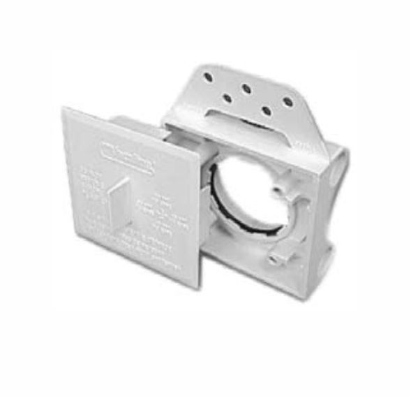Drainvac- Eurovalve mounting bracket with plaster guard
